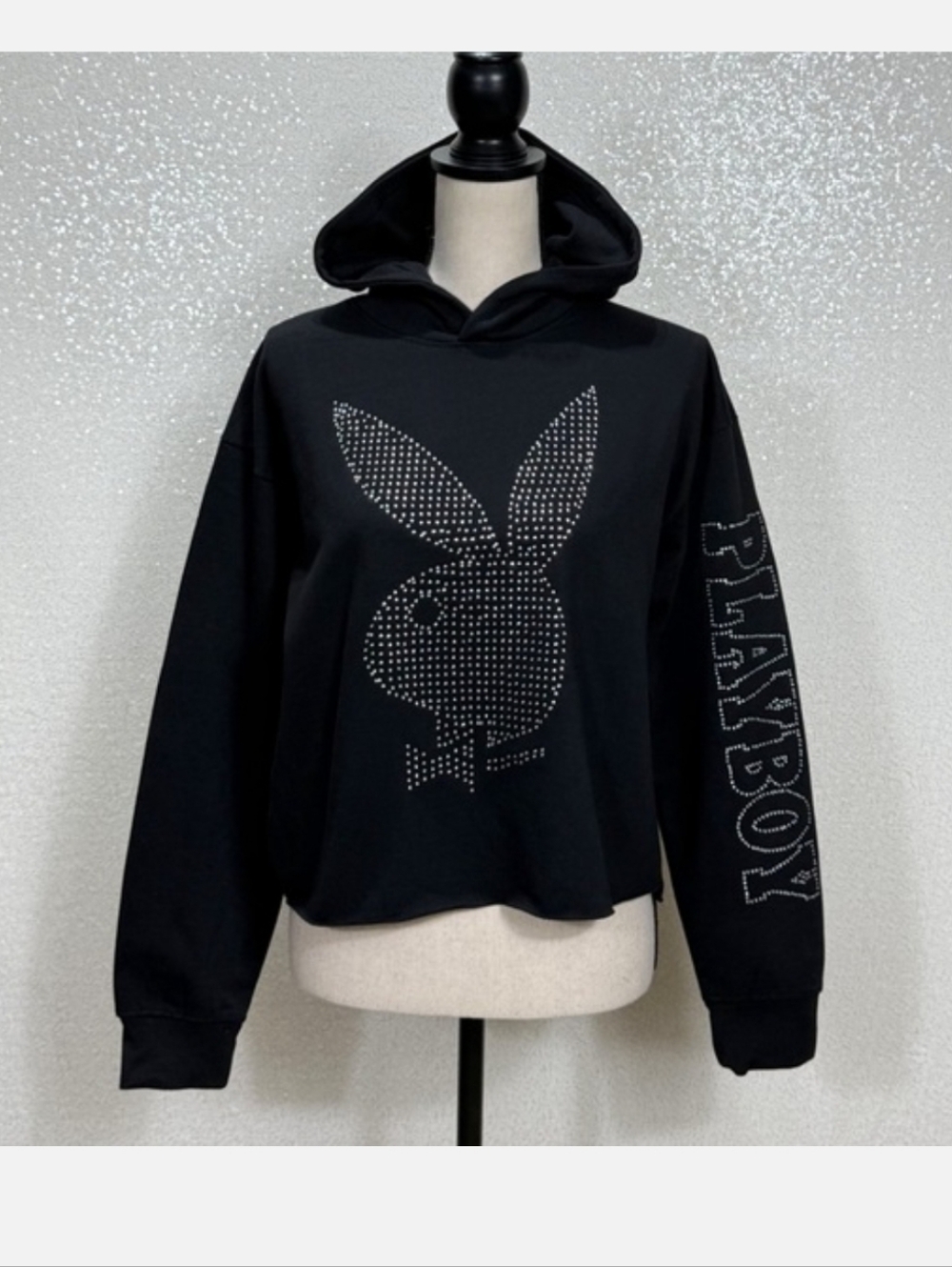 Playboy Rhinestone Hoodie 💋